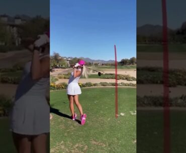 Hot Women Golf | Women Golf Swing | Golf Swing Lady | Golf Lessons #golf #shorts #golftip