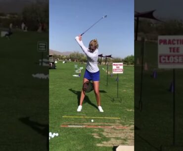 Hot Women Golf | Women Golf Swing | Golf Swing Lady | Golf Lessons #golf #shorts #golftip