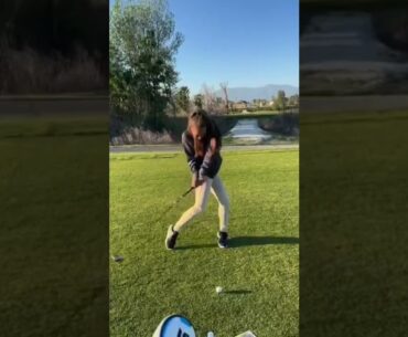 Hot Women Golf | Women Golf Swing | Golf Swing Lady | Golf Lessons #golf #shorts #golftip