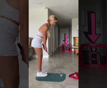 Hot Women Golf | Women Golf Swing | Golf Swing Lady | Golf Lessons #golf #shorts #golftip