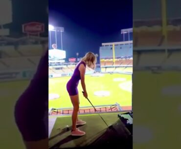 Hot Women Golf | Women Golf Swing | Golf Swing Lady | Golf Lessons #golf #shorts #golftip
