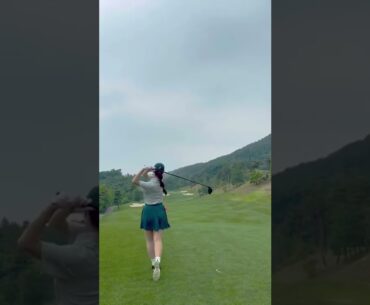 Hot Women Golf | Women Golf Swing | Golf Swing Lady | Golf Lessons #golf #shorts #golftip