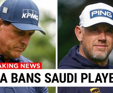 PGA Tour DENIES Waivers For First EVER Saudi Backed Rival SERIES..