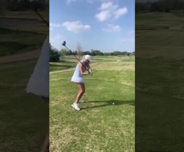 Hot Women Golf | Women Golf Swing | Golf Swing Lady | Golf Lessons #golf #shorts #golftip