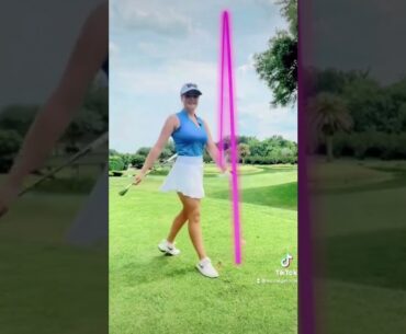 Hot Women Golf | Women Golf Swing | Golf Swing Lady | Golf Lessons #golf #shorts #golftip