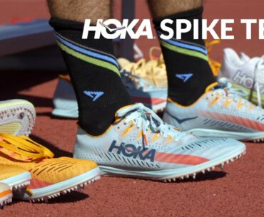 Spike Testing with the HOKA Aggies | Cielo X LD, Cielo X MD, and Secret Proto Spikes?!?