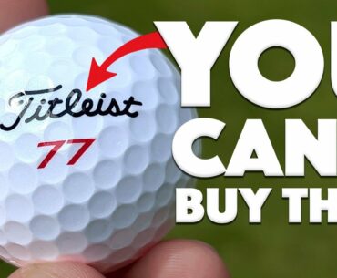 YOU can’t buy these PREMIUM Titleist Golf balls (BUT WHY?)