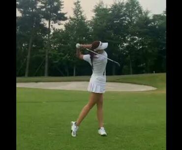 Cute Golf Girl  #shorts #cute #golfgirl