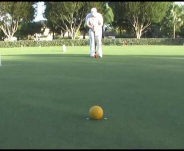 Croquet - Video Analysis Of Single Ball Shot Technique