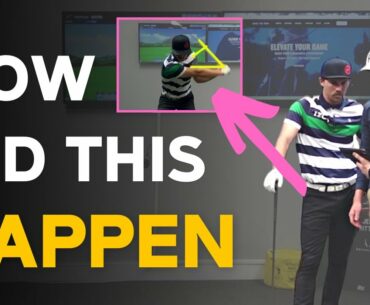 Stop Getting Narrow in The Downswing | LIVE GOLF LESSON Chris Part 1