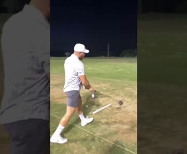 Some Double Gilmore Action #shorts #golf #golfswing #happygilmore #golfshot #drivingrange #golfing