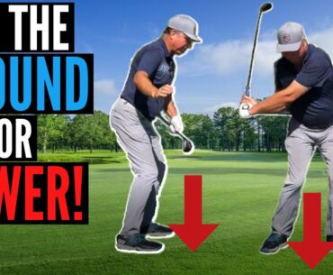 Use the GROUND for POWER in Your Golf Swing!