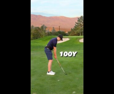 100 yds . what club are you hitting??? #golf  #shorts #golftiktok