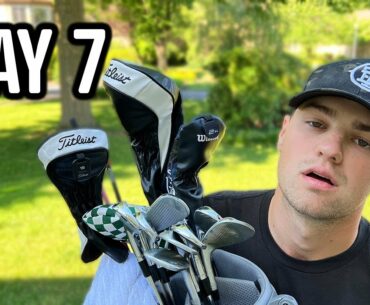 Playing Golf EVERY DAY Until I Break Par - Day 7