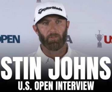 Dustin Johnson Reacts to Playing U.S. Open After Joining LIV Tour & Opening Rounds at U.S. Open