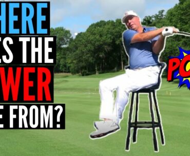 Where does the POWER in the GOLF SWING Come From???