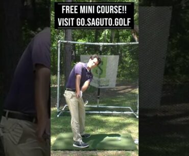 Don't Swing the Club TOE UP - Point the Club AT THE BALL for Great Ball Striking    #golf #golfswing