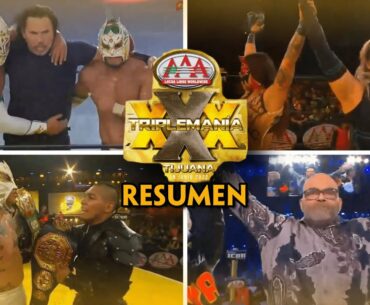 AAA Triplemania 30 Parte 2 Tijuana - RESUMEN Y RESULTADOS