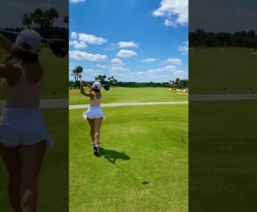 Putting lessons golf Hot women golf swing slow motion | US open 2022 Golf #golf #shorts #golfswing