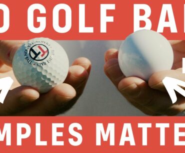 DIMPLES VS NO DIMPLES: Golf Ball Aerodynamics