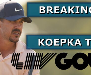BREAKING: Brooks Koepka Defects To LIV Golf Series