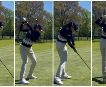 In Gee Chun Golf Swing and Slowmotion