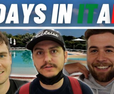 A LOOK BEHIND THE LENSE! FULL 3 DAY VLOG OF ITALY || The Golf Supply