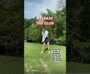 How to release the golf club. Simple and easy golf swing tips