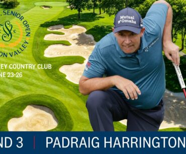 2022 U.S. Senior Open Highlights: Padraig Harrington Takes Command in Round 3