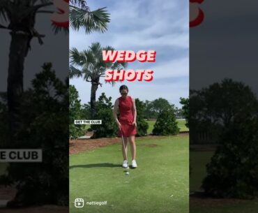 How to hit better wedge shots. Simple and easy golf drills