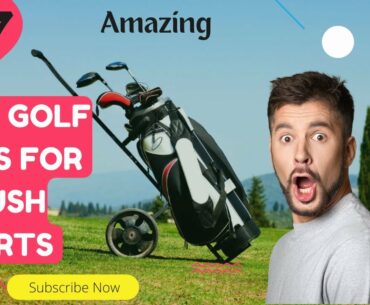 7 BEST GOLF BAGS FOR PUSH CARTS 2022 | BEST GOLF CART BAGS 2022 | BEST HYBRID GOLF BAGS 2022