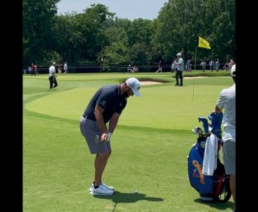 Jon Rahm Chip in #golf  #shorts #golftiktok