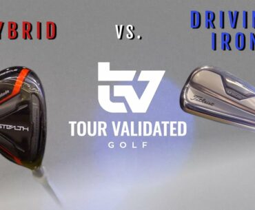 Hybrid vs. Driving Iron | Which one is best for you? #golf #clubfitting