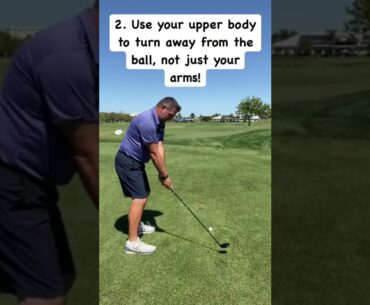 3 Keys to Hit Your Hybrids Better!  #shorts #shortsfeed #golf #golfswing #golfer #golftips #golflife