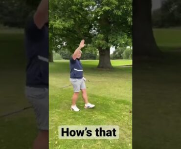 DO NOT TRY THIS GOLF SHOT AT HOME!?