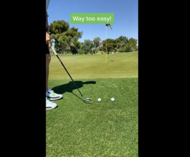 Easiest way to get up and down around the greens #golf  #shorts #golftiktok