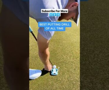 Best Putting Drill of all Time #lesson #tigerwoods #golf #fyp