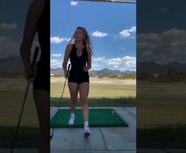 Cute Golf Girl  #shorts #cute #golfgirl