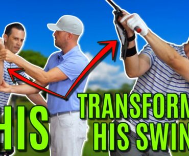 This SIMPLE Right Wrist Adjustment TRANSFORMED His Golf Swing | Live Lesson With Danny