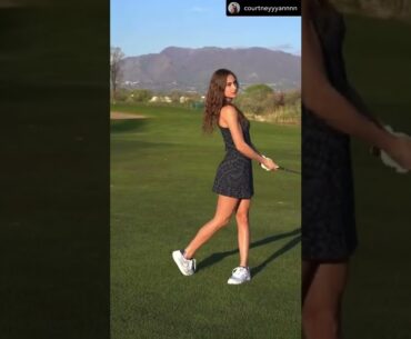 Easy like a Sunday morning #short #golf #golfgirl #shorts