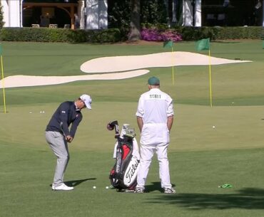 Adam Scott Golf Swing "Short Game Practice" Chipping and Pitching