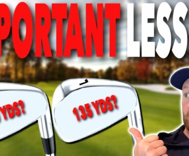 REALLY IMPORTANT IRON LESSON....DON'T OVERLOOK! Simple Golf Tips