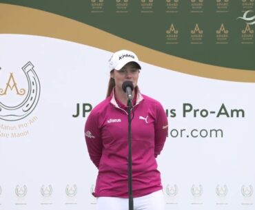 "The more ladies the better" - Leona Maguire press conference ahead of JP McManus Pro-Am