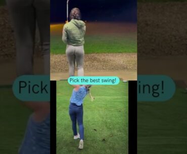 These golf swings are BEAUTY #shorts