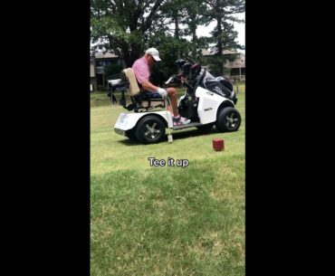 Still plays faster than some people I know #golf  #shorts #golftiktok