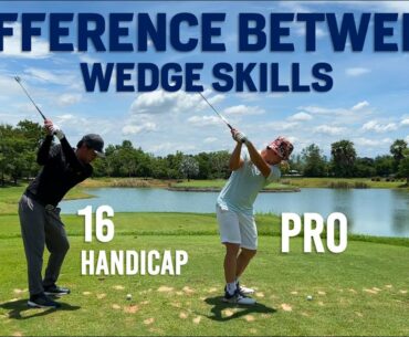 WHAT IF A PRO HITS WEDGE SHOTS for 16 HANDICAP? Strokes Gained vs Strokes Shaved