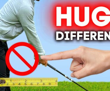 I'VE CHANGED HOW FAR I STAND FROM THE GOLF BALL AND THE DIFFERENCE IS HUGE!