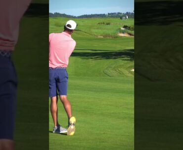 What club you hitting?  238 yards on a perfect evening in Wyoming.