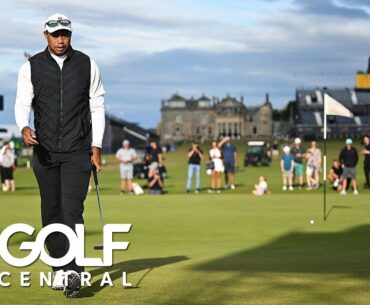 Tiger Woods walks St. Andrews Old Course ahead of Open Championship | Golf Central | Golf Channel