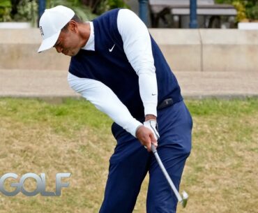 Tiger Woods opens The 150th Open at St. Andrews with double bogey at No. 1 | Golf Channel